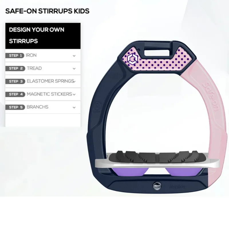 Flex-On Safe-On Junior Safety Stirrups - Customization